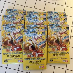 Lot Of 10 One Piece (OP15) - Adventure on Kami's Island Sleeved Booster Packs - Image 2