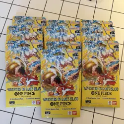 Lot Of 10 One Piece (OP15) - Adventure on Kami's Island Sleeved Booster Packs - Image 3