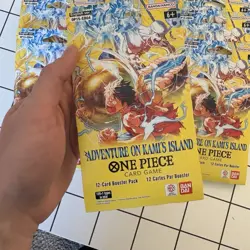 Lot Of 10 One Piece (OP15) - Adventure on Kami's Island Sleeved Booster Packs - Image 5