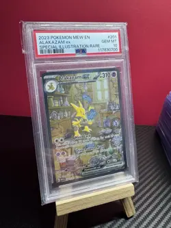 2023 Pokemon Mew Alakazam Ex Special Illustration PSA 10 Rare EN-151 #065 - Image 1