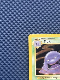Muk 13/62 Holo Rare Pokemon Card Unlimited Edition Fossil Set 1999 WOTC - MP - Image 2