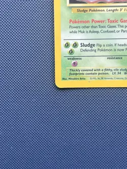 Muk 13/62 Holo Rare Pokemon Card Unlimited Edition Fossil Set 1999 WOTC - MP - Image 5