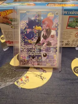 Pokemon Team Rockets Murkrow Illustration Rare Card 200/182 Destined Rivals - Image 1