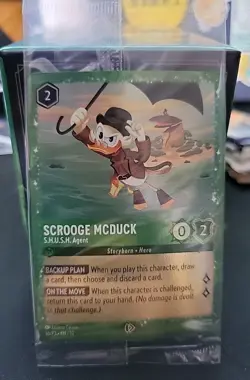 Scrooge Mcduck S.H.U.S.H. Agent Glimmer Foil Promo Factory Sealed Lorcana Card - Image 1
