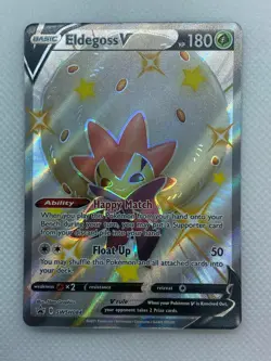 Eldegoss V SWSH084 Shining Fates Pokemon TCG NM - Mint Shiny Ultra Rare Card - Image 1