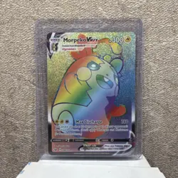 Pokemon Morpeko VMAX Secret Rare Full Art Swsh01 Sword Shield 300 HP Holo Card - Image 1
