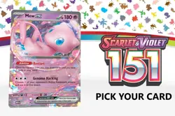 PICK YOUR CARD - Pokemon 151 - Reverse Holo EX Ultra Rare Hyper Rare Holo Rare - Image 1
