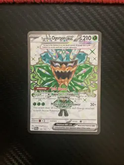 Pokemon TCG Card Teal Mask Ogerpon EX 190/167 Twilight Masquerade Full Art - NM - Image 1