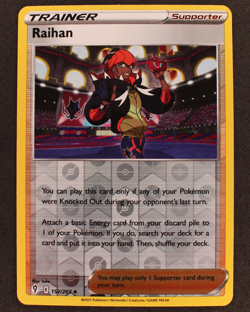 Raihan 152/203 - Pokemon Card TCG - Sword & Shield - Rev Holo - LP - Image 1