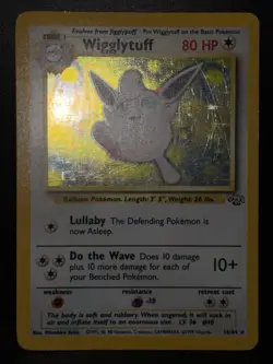 Wigglytuff 16/64 WOTC Jungle Rare Unlimited Holo Holo Pokemon Card LP - Image 2