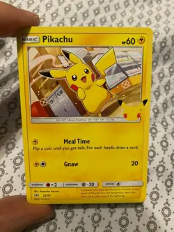 Pokemon McDonalds Pikachu Non Holo 25th Anniversary Promo Card 25/25 - Image 1
