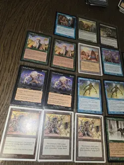 Magic: The Gathering Wizards Vintage Card Lot,City of Brass, 18 card vintage lot - Image 2