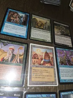 Magic: The Gathering Wizards Vintage Card Lot,City of Brass, 18 card vintage lot - Image 4