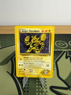 Lt. Surge's Electabuzz 27/132 Rare Gym Heroes Pokemon Unlimited Lightly Played - Image 1