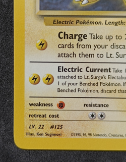 Pokemon TCG Lt. Surge's Electabuzz 27/132 Gym Heroes Non Holo Rare Card NM - Image 5