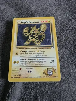 Pokemon TCG Lt. Surge's Electabuzz Gym Heroes 27/132 Regular Unlimited Rare - Image 1