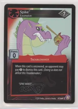 2014 My Little Pony Collectible Card Game - Absolute Discord Spike #164 - Image 1