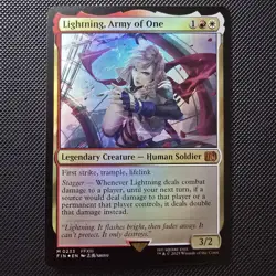 Lightning, Army of One Final Fantasy Foil - Image 1