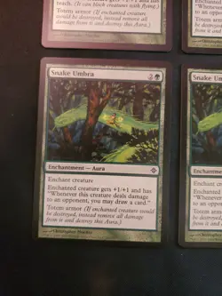 4x SNAKE UMBRA Rise of the Eldrazi MTG Magic the Gathering Playset X4 4 * - Image 5