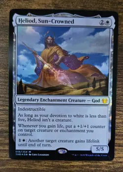 Heliod, Sun-Crowned (Foil) - Mystic Rare NM - MTG Commander Masters ⚔B&B - Image 1