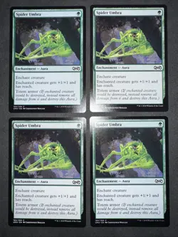 Spider Umbra - Ultimate Masters (UMA) x4 (Playset) MINT MTG Magic - Image 1