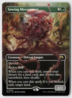Sowing Mycospawn (Borderless) #340 (NM) Modern Horizons 3 MH3 Magic MTG - Image 1