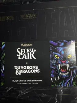MTG Secret Lair Black Lights & Dark Dungeons Foil Edition - Sealed - Image 1