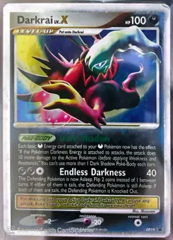 Pokemon Darkrai LV.X DP19 Diamond and Pearl Promo Holo English - Image 1