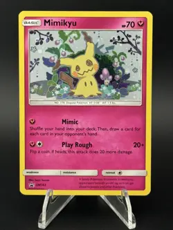 Pokemon Mimikyu SM163 Black Star Promo Card Sun and Moon - Image 1
