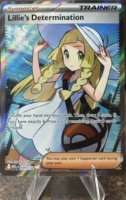 Pokemon TCG Lillie's Determination 169 Full Art Trainer Ultra Rare Holo MINT🔥🔥 - Image 1