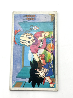 Son Goku & Bulma - Dragon Ball Vintage Baseball Game Menko Card - Image 3