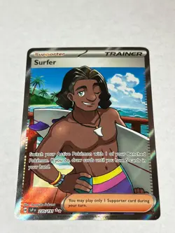 Surfer 235/191 Ultra Rare Surging Sparks Pokemon Near Mint - Image 1