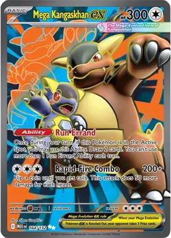 MEGA KANGASKHAN EX 164/132 ULTRA RARE MEGA EVOLUTION POKEMON NEAR MINT - Image 1