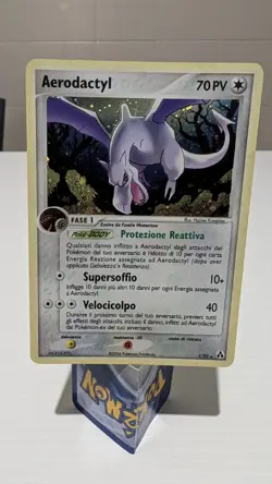 Carta Pokemon Aerodactyl 1/92 EX La Leggenda di Mew Holo Excellent Ita - Image 1