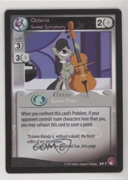2014 My Little Pony Collectible Card Game Rock N Rave Octavia Sweet Symphony #4 - Image 1