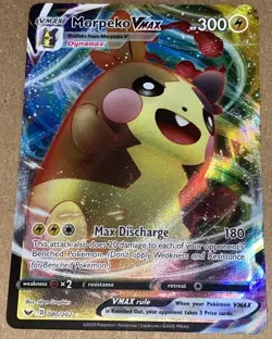 Morpeko Vmax 080/202SWSH01: Sword & Shield Pokemon TCG NM/M - Image 1