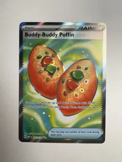 Buddy-Buddy Poffin 167/132 Pokemon Mega Evolution Ultra Rare Near Mint - Image 1