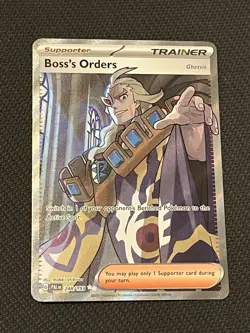 Pokemon TCG Paldea Evolved 248/193 Boss’s Orders Ultra Rare - NM - Image 1