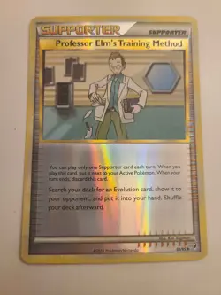 Pokemon TGC 2011 Call of Legends Professor Elm's Training Method Reverse Holo NM - Image 2
