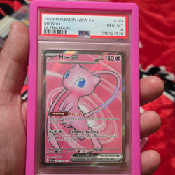 Pokemon Mew ex 193/165 Scarlet & Violet 151 Ultra Rare Holo EX PSA 10 180 HP - Image 1