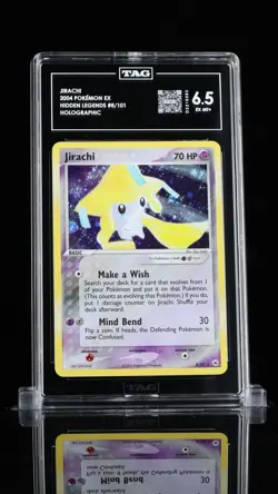2004 POKEMON EX HIDDEN LEGENDS #8 JIRACHI-HOLO TAG 6.5 - Image 3