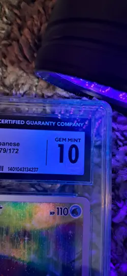 Pokemon TCG 2022 Japanese VSTAR Universe Full Art Rare KELDEO 179/172 CGC 10 - Image 3