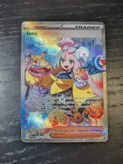 POKEMON TCG PALDEA EVOLVED IONO #269/193 SPECIAL ILLUSTRATION RARE - Image 3