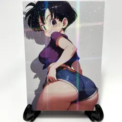 Dragon Ball Z Videl Sexy Hot Anime Waifu Girl Lewd Doujin Goddess Story Art Card - Image 2