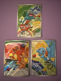 Pokemon First Partner Kanto Lot Bulbasaur 037 Charmander 038 Squirtle 039 NM - Image 1