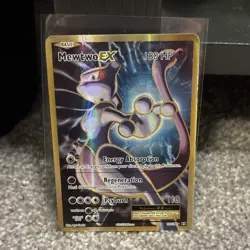 Mewtwo EX Ultra Rare Full Art Holo Pokemon TCG Evolutions 103/108 Basic 180 HP - Image 1