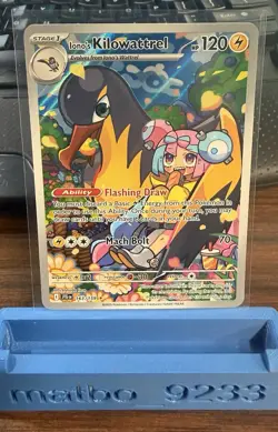 Pokemon Iono's Kilowattrel Illustration Rare 163/159 Sv09: Journey Together Holo - Image 1