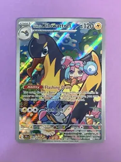 Pokemon Iono's Kilowattrel Illustration Rare 163/159 Sv09: Journey Together Holo - Image 3