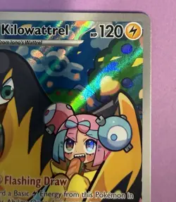 Pokemon Iono's Kilowattrel Illustration Rare 163/159 Sv09: Journey Together Holo - Image 4