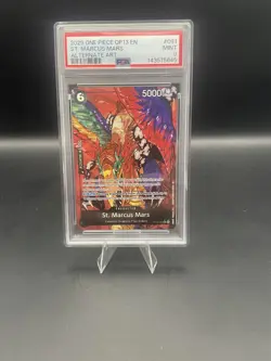 Namco One Piece St. Marcus Mars OP13-091 Carrying On His Will Rare Foil Alt Art… - Image 1